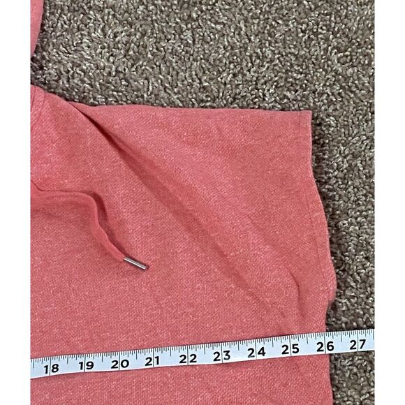 Stan Herman Robe Cotton Towel Like Feel ONE SIZE Missy Pink Pockets Hood - Picture 7 of 9